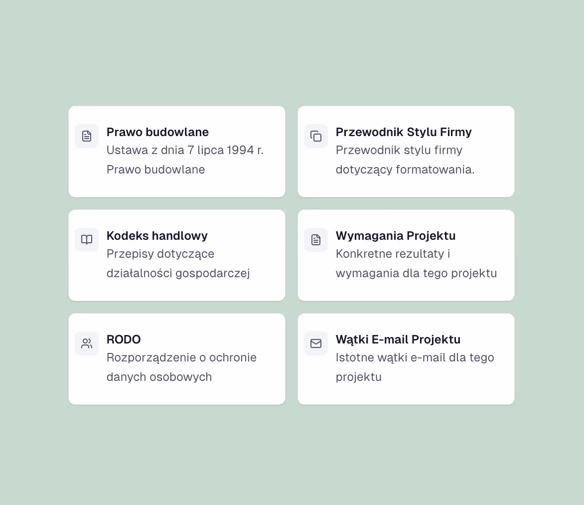 Wczytaj standardy i szablony kancelarii